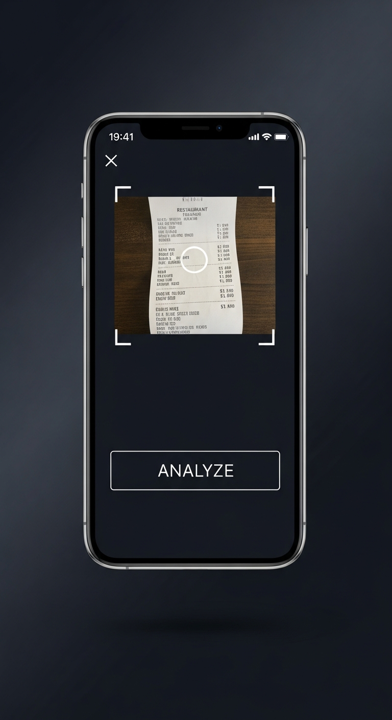 Scan a receipt with Splits