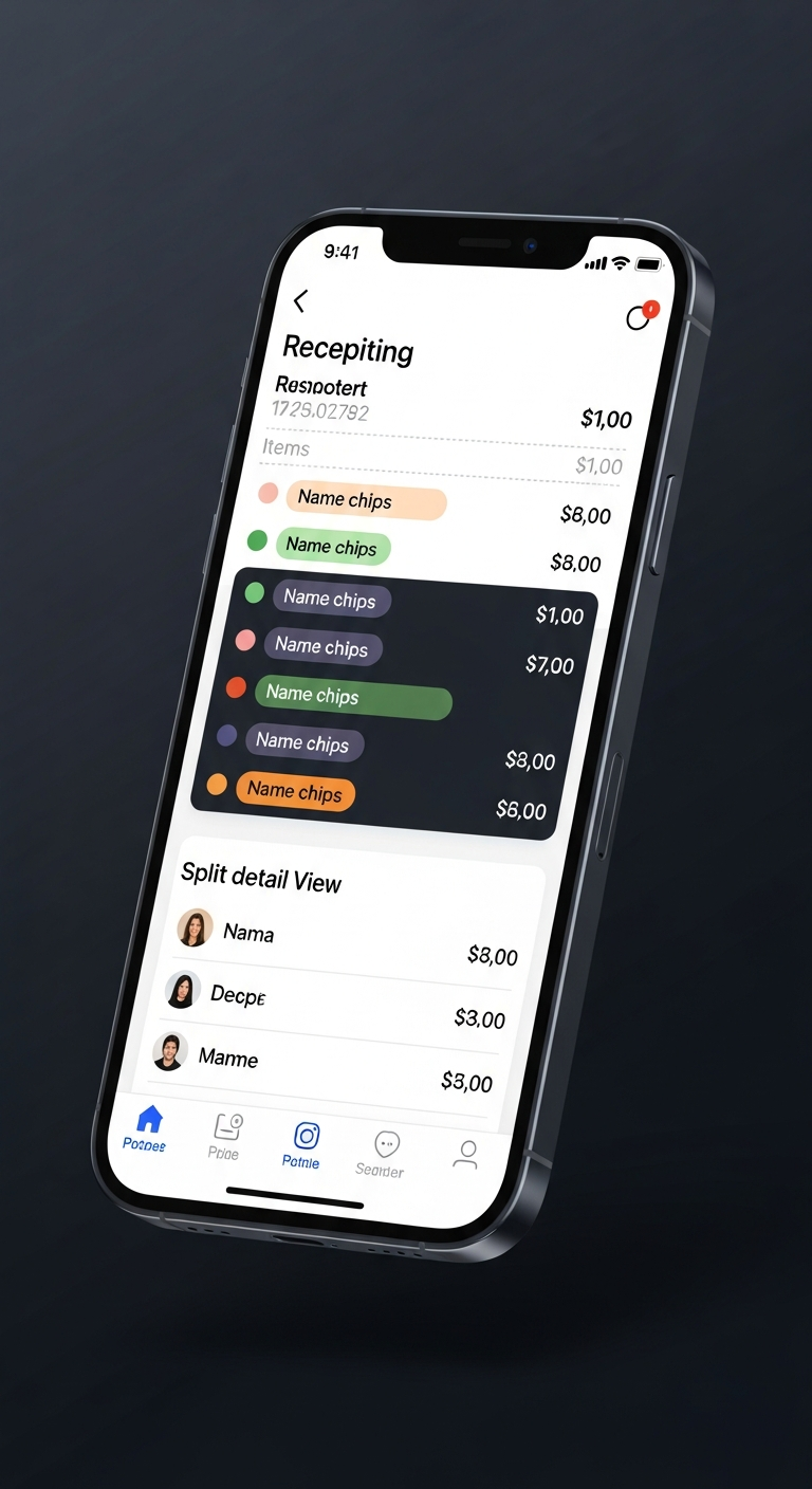 Split items between friends